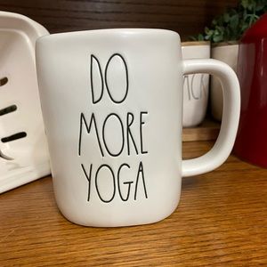 Rae Dunn Do More Yoga Matte Finish Mug